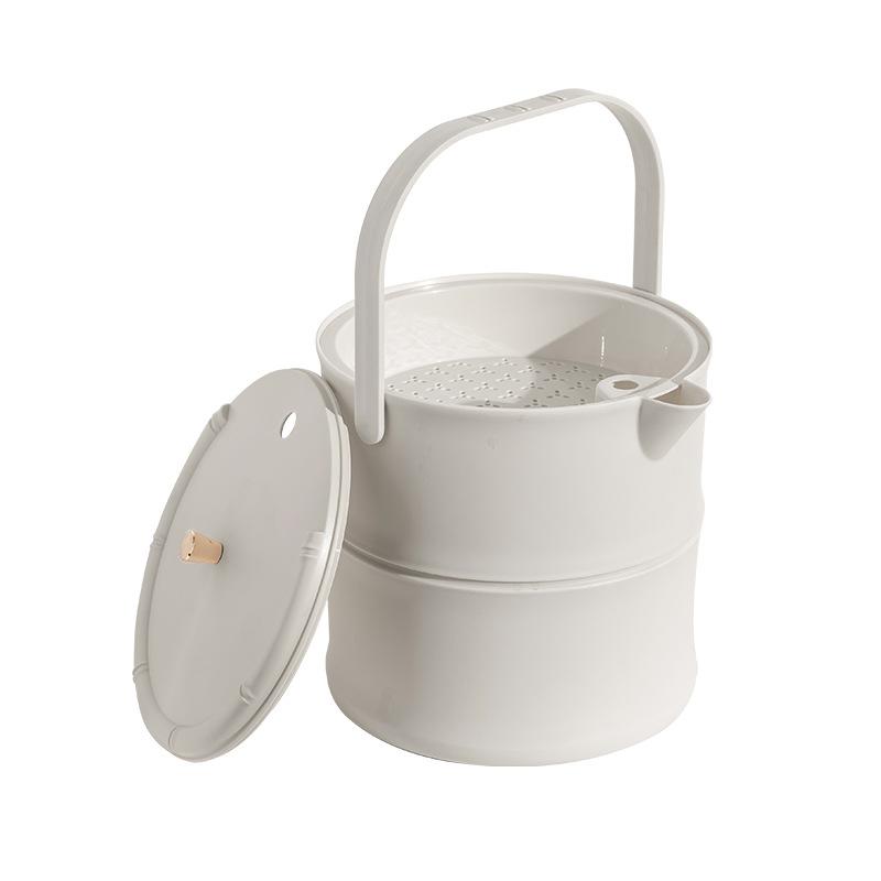 Household Tea Tray Waste Water Bucket Drain Pipe Tea Set Kung Fu Trash Can Tea Bucket Drain Bucket Accessories