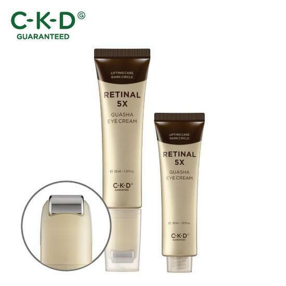 CKD Retinal 5X Gua Sha Eye Cream 30ml X Total 6 Packages (2 Main Products + 4 Refills)
