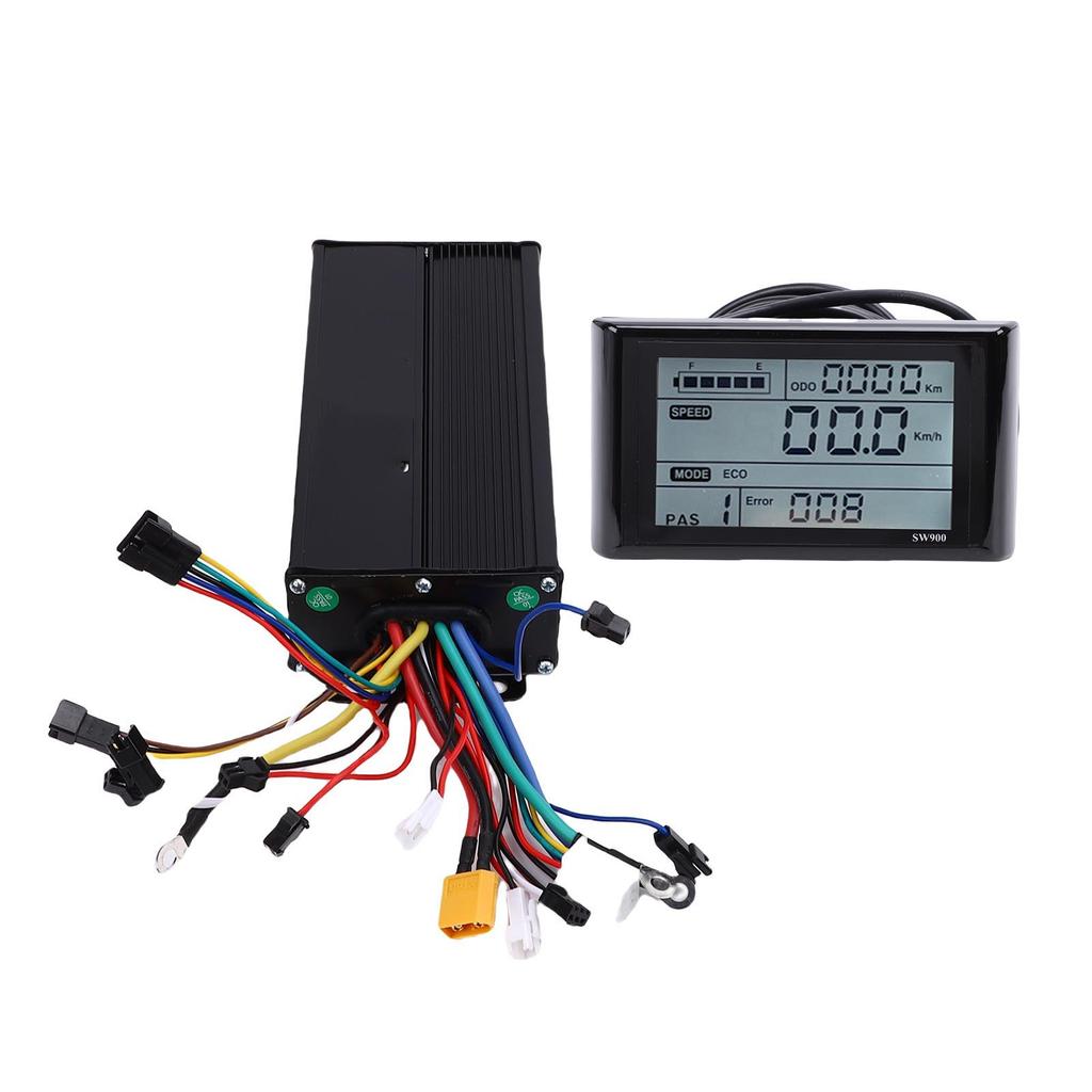 E-Bike Controller LCD Display Kit 36V 48V 52V 35A 3 Modi Bürstenloser Motorcontroller und SW900 LCD Display Panel