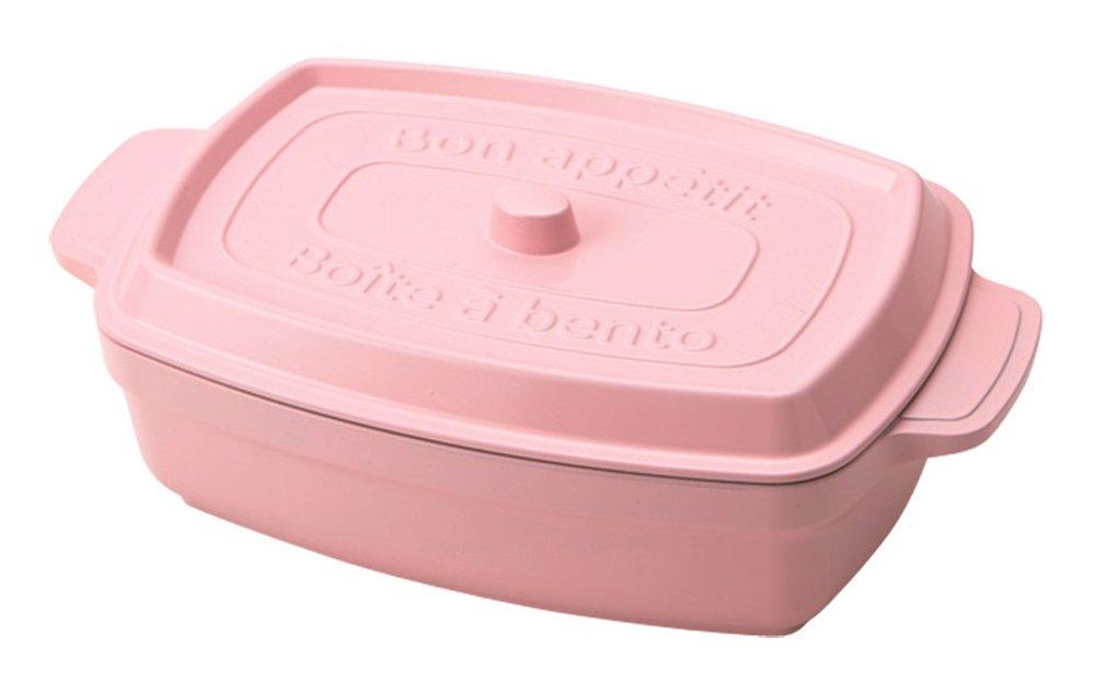 Takenaka Coco Pot Bento Box, Rectangle, Baby Pink, 600ml, Made In Japan, T-76399