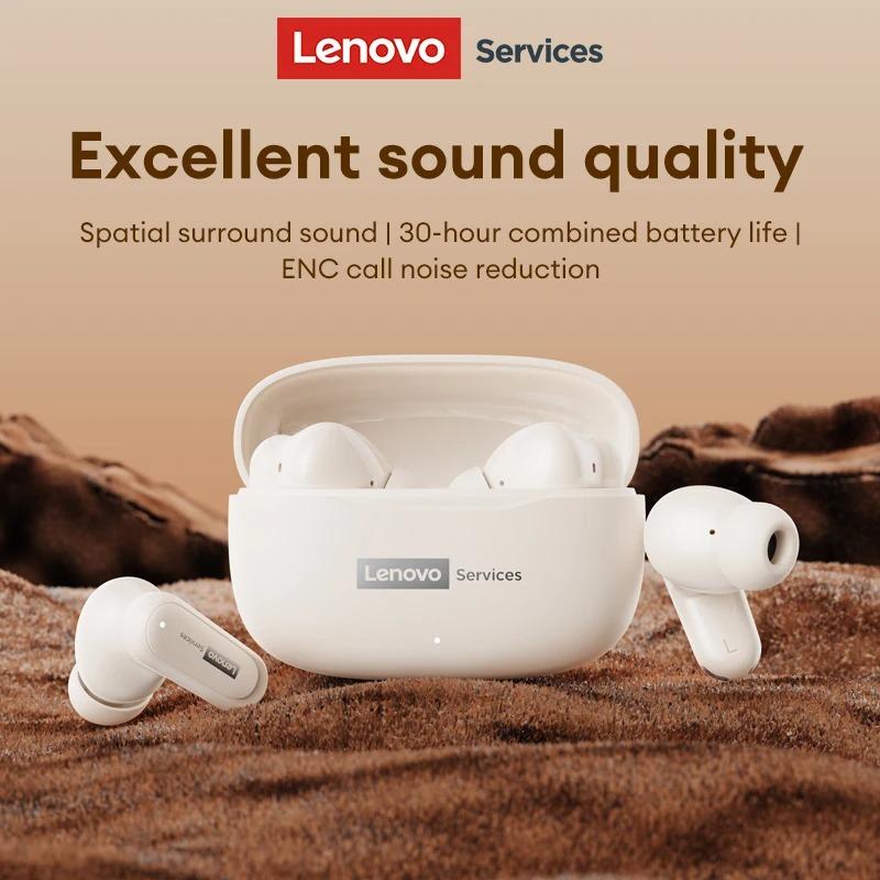 Original Lenovo LE260 Wireless Headphones In-Ear Bluetooth 6.0 Ultra-Low Latency Gaming Earphones TWS Clear Call Earbuds ENC Noise Reduction