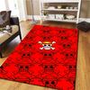 Tapis Tapis Tapis Pirates du Chapeau de Paille One Piece Pour Salon Chambre Maison Décoration de Canapé, Tapis de Sol Antidérapant pour Jouer aux Enfants