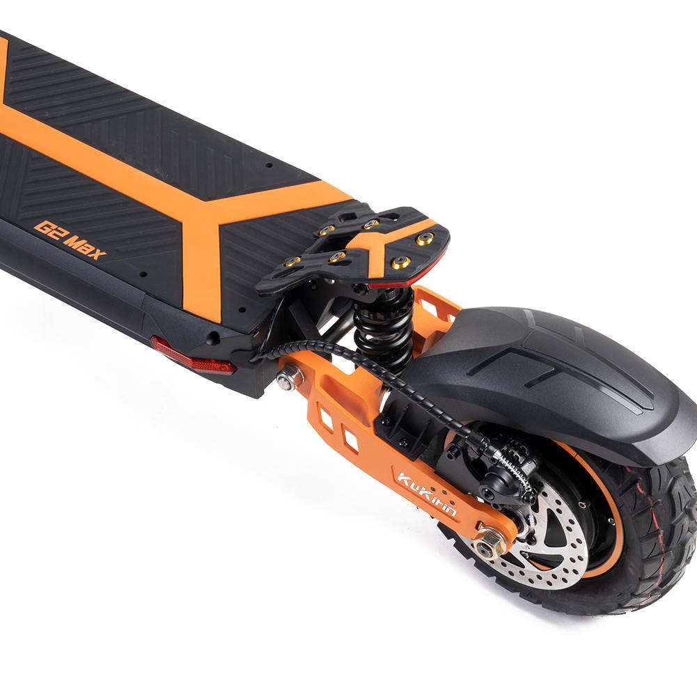 Electric Scooter Kukirin 10" 1000W Motor 48V 20.8AH Max Range 70Km Load 120Kg Black G2 Max
