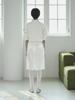 Reply Cashmere Cotton Half Zip-Up TopOff White