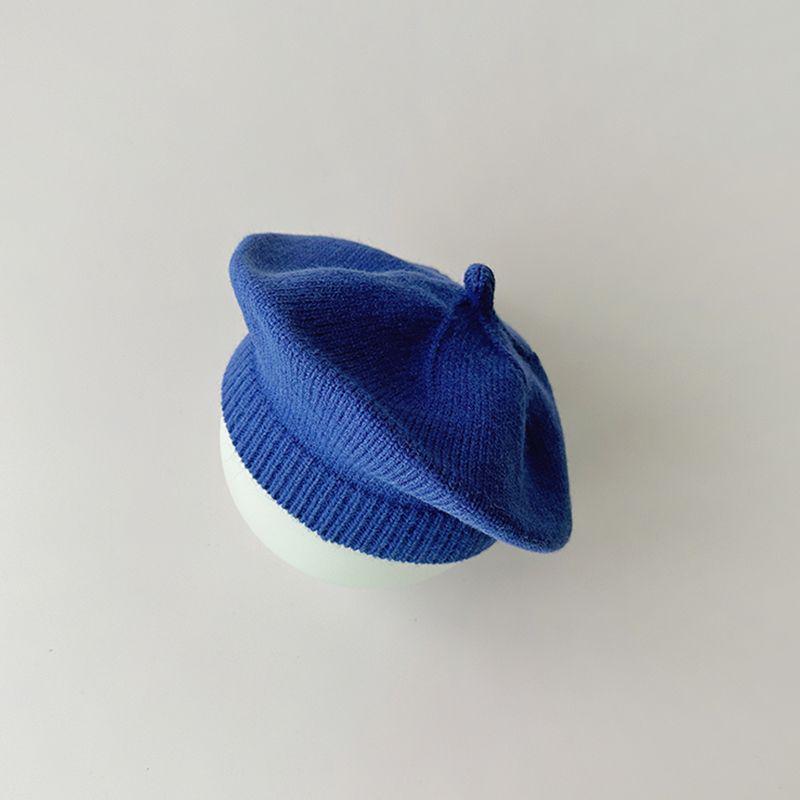Unisex Wool Knitted Baby Beret - Thin Style for Spring & Autumn 3 Months-3 Years, One Size, Good Elasticity