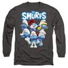 The Smurfs Unisex Adult Group Shot Long-Sleeved T-Shirt