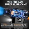 Digital Display Handheld Turbo Violent Fan 110000 RPM Mini Electric Air Blower  Blowing Snow