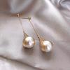 Retro Temperament Teardrop Wrapped Pearl Long Tassels Dangle Earrings for Women Romantic Wedding Party Valentine's Day Jewelry