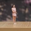 1/64 Miniature Girl Figure Mini Resin Simulation Collection Tiny People Figurines Realistic for