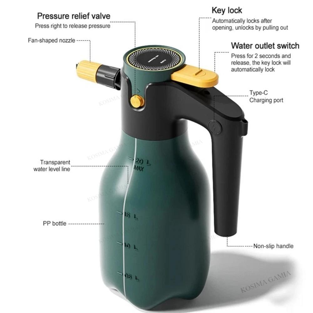 Xiaomi High Pressure Cleaner Car Wash 2L Electric Car Wash Sprayer Portable Foam Generator Electric Snow Foam Gun Manual Cleaning Tool