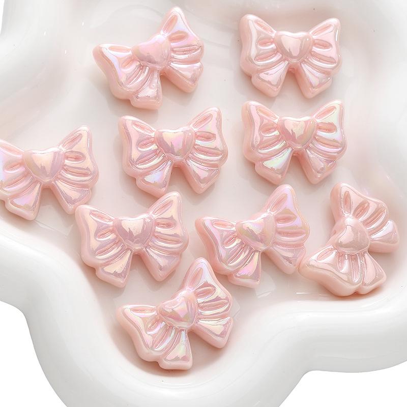 Acrylic AB Color Star Love Bow Bead Diy Handmade Beaded Bracelet Mobile Phone Chain Material