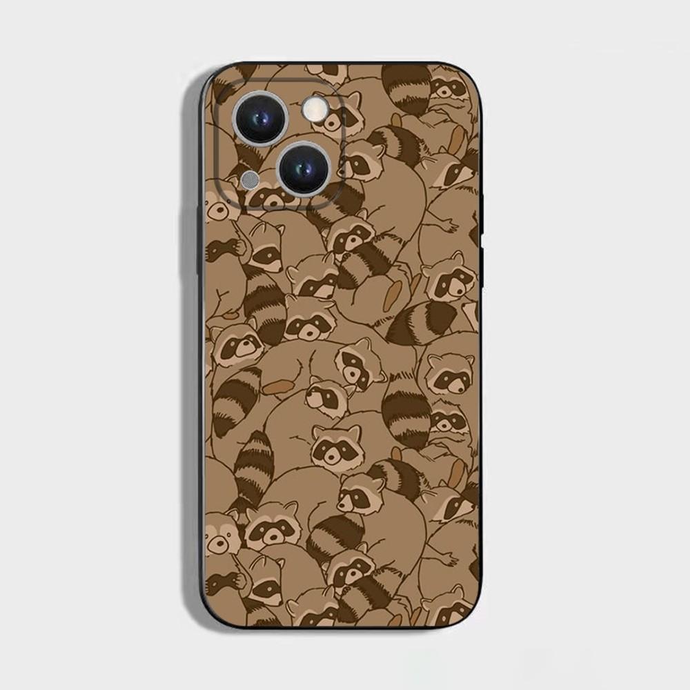 

Funny Raccoon Meme Playful Phone Case for iPhone 17 16 15 14 13 12 11 Series Pro Max Plus Double Layer Protection iphone 15 Pro