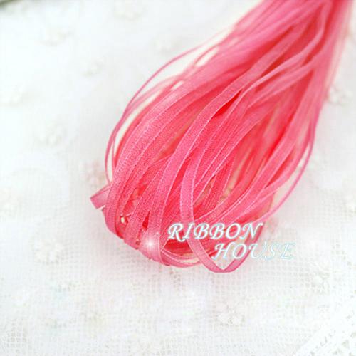 

(40 meters/lot) 3mm organza ribbons wholesale gift wedding Christmas decoration wrapping lace арбуз красный