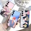 D-Tamon's B-Side Phone Case For Samsung Galaxy A73,A21s,A22,A31,A52,A53,A71,A41Soft Black Shell