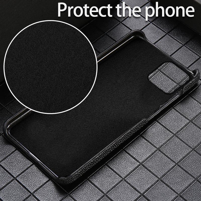 Custodia per telefono in vera pelle di razza per iPhone 16 15 12 13 14 Pro Max Plus 14Pro 15Pro 11 Promax di lusso antiurto con cover posteriore