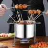 SMVP Stainless Steel Skewer Hot Pot Set with Lid