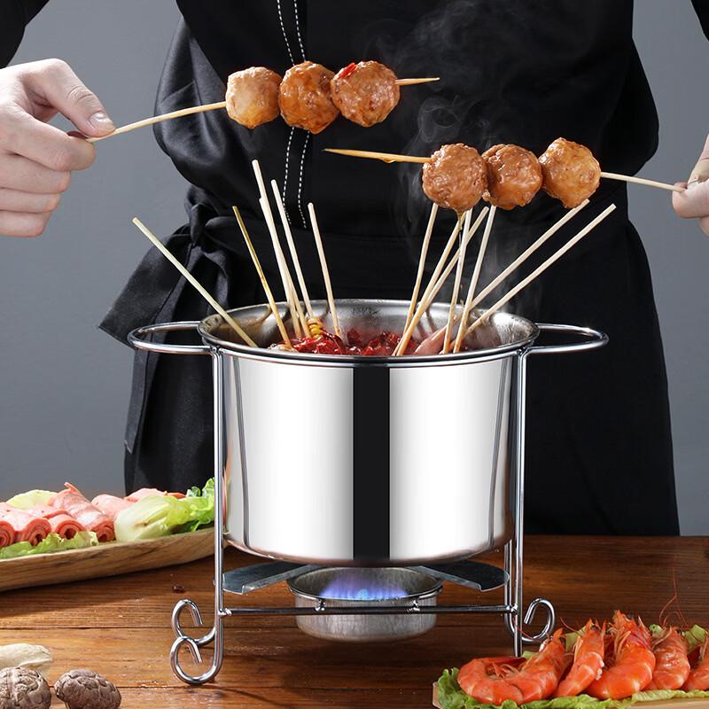 SMVP Stainless Steel Skewer Hot Pot Set with Lid