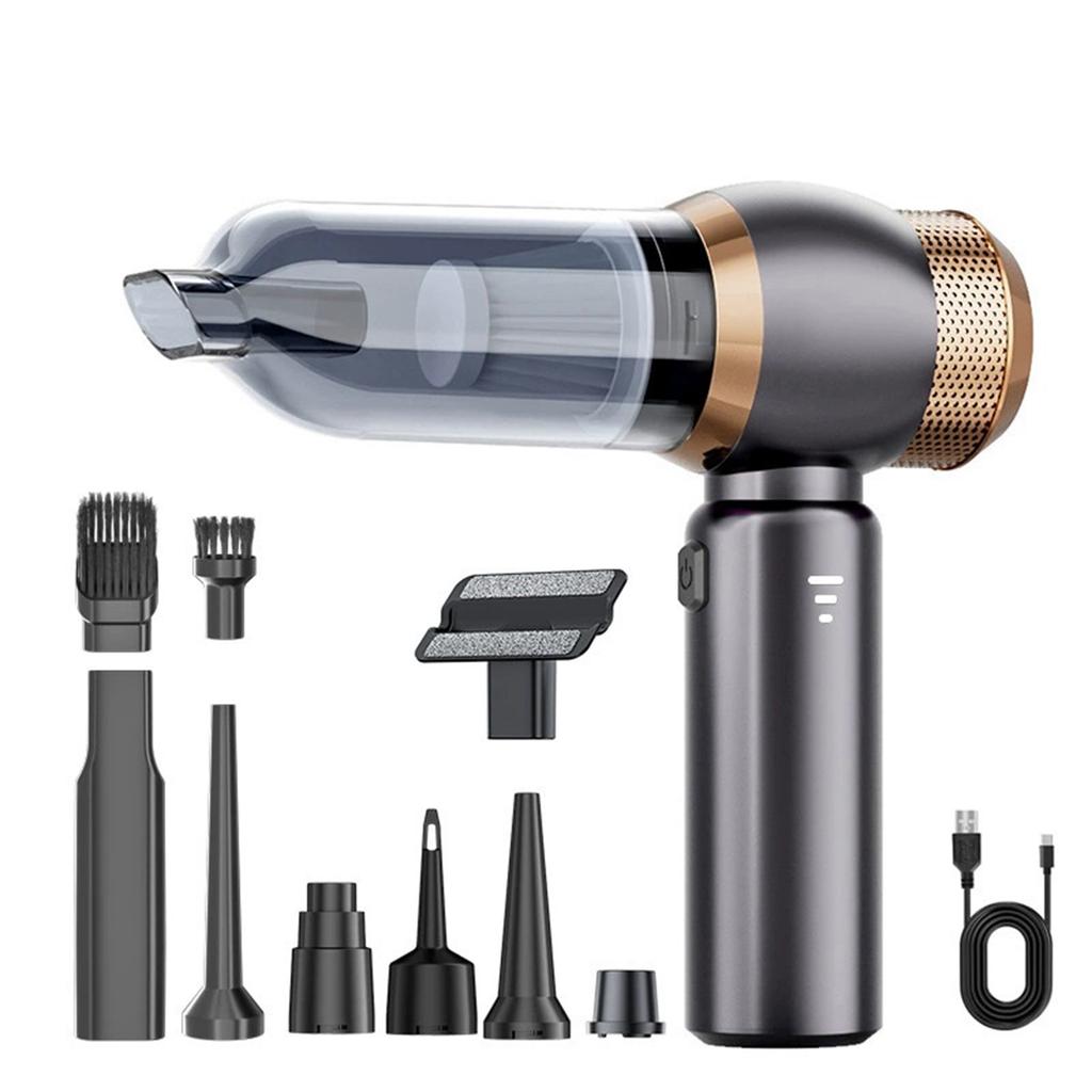 Car Vacuum 15000Pa Portable Cordless Handheld Vacuum Cleaner and  Duster with 2 Filter for Car, Sofa, , Pet, Home
