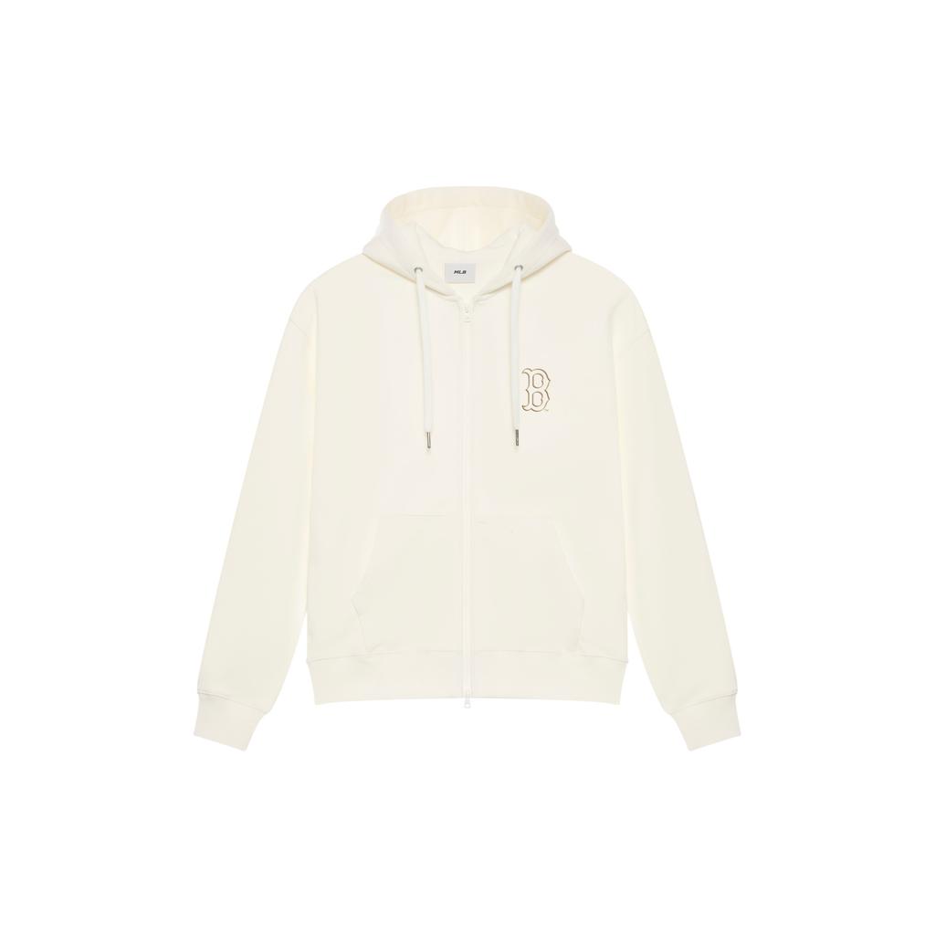 New MLB Boston Red Sox Basic Collection 24FW Sweatshirt Unisex Cream 3ATRB0544-43CRS