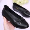  New Fashion Leather Shoes Woman Slip On Women Flats Moccasins Women's Loafers Spring Girl Soft Bottom Autumn Mother Shoe