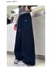 Girls' 2025 Wide-Leg Sweatpants with Velvet - Winter/Spring Sports Style
