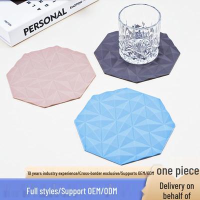 High-Temp Resistant Silicone Placemat & Coaster - Anti-Scald, Heat-Insulating Kitchen Mat