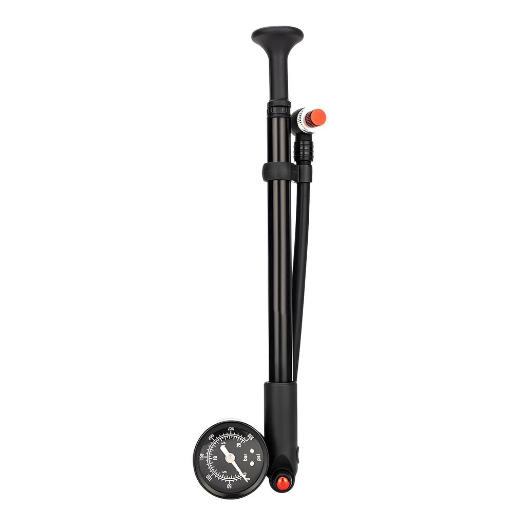 Portable Bicycles Shock Pumps High Pressure Front Fork Pumps with Gauge Bike Suspension Pumps Cycling Accessories