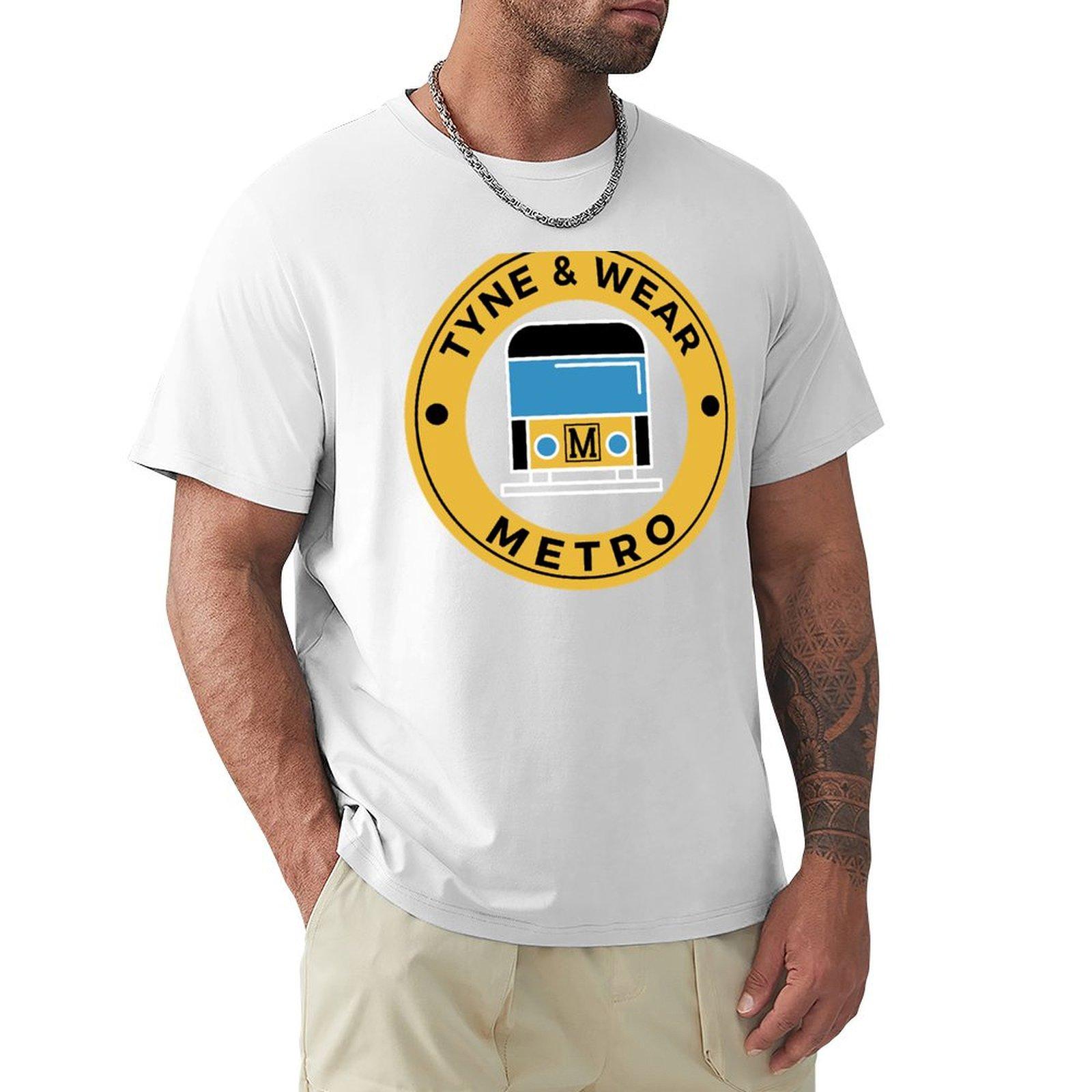 Tyne amp Wear Metro TShirt blanks sweat clothes Blouse cotton t shirt men S