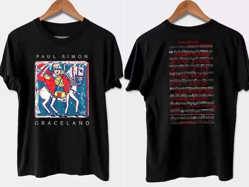 Paul Simon Graceland Summer Tour You Can Call Me Al TShirt Size S5XL Unisex T-Shirt L