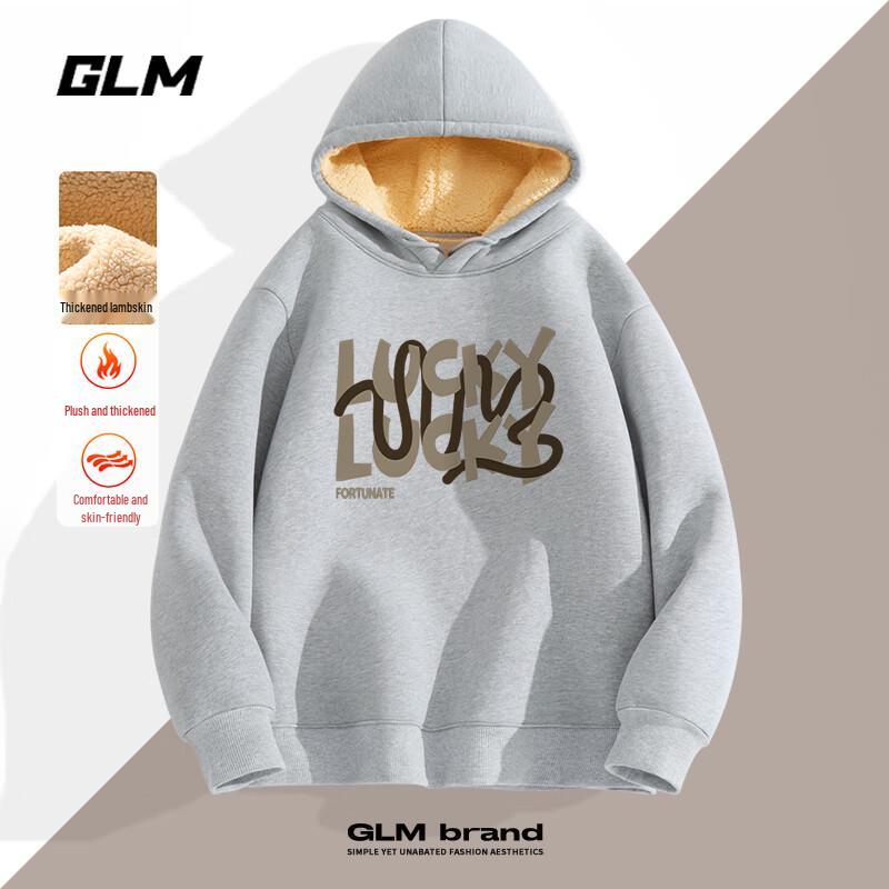 

Men s American Retro Sherpa Lined Hooded Sweatshirt 2XL