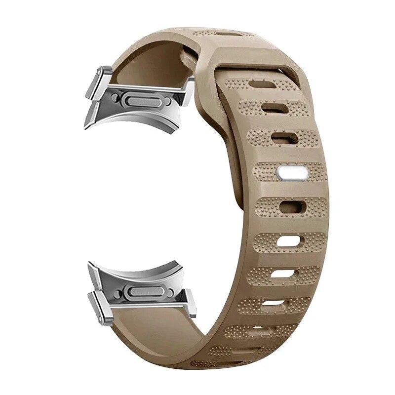 Silicone Strap for Samsung Galaxy Watch 6 5 4 40mm 44mm 5Pro 45mm No Gaps Band For Galaxy Watch 6 Classic 43 47mm 42 46mm Correa