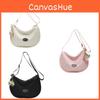 Trendy Spring Fresh Canvas Bag With Big Capacity For Women Stylish Dumpling Bag