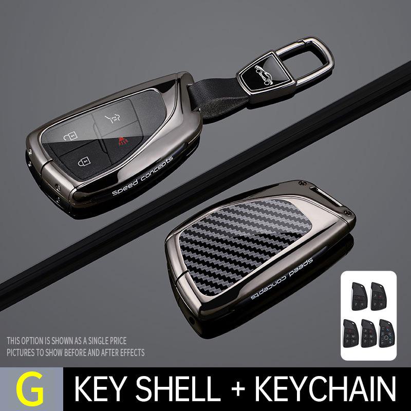 2024 Chevrolet Equinox RS Key Case - Full Metal Shell with Buckle for Men.