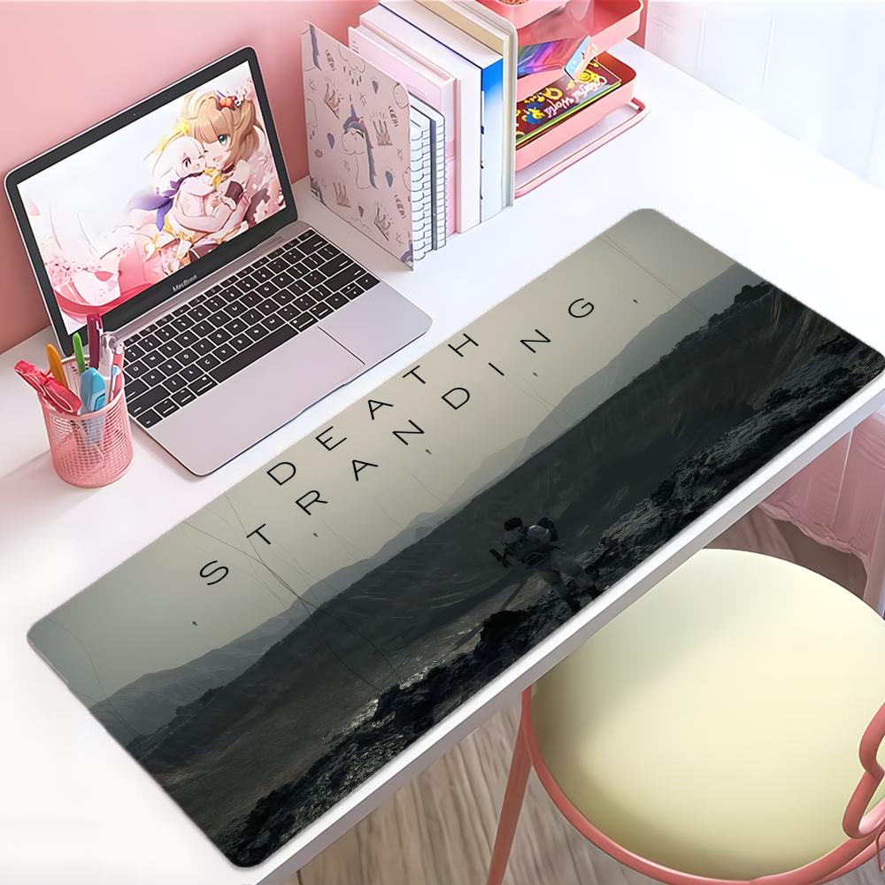 Mysterious Cool Game Ddeath Stranding Mouse Pad Large Thick Desk Pad Stitched Edges Gaming Mouse Mat For Pc