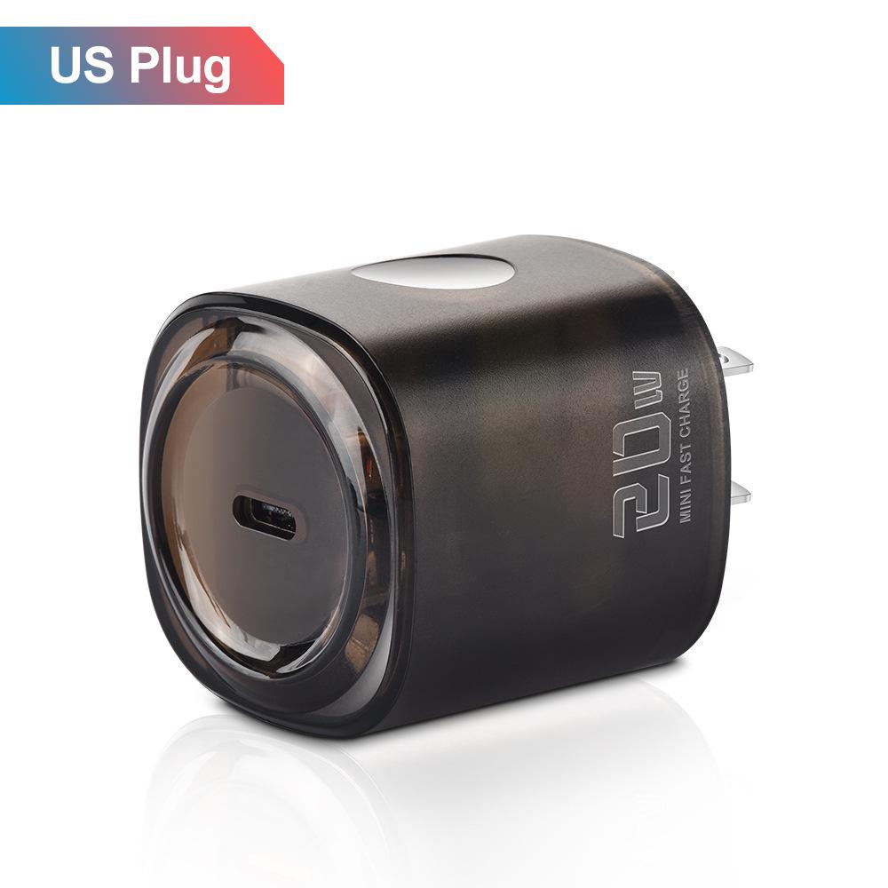 20W Single Port PD Fast Phone Charger - US/EU Standard
