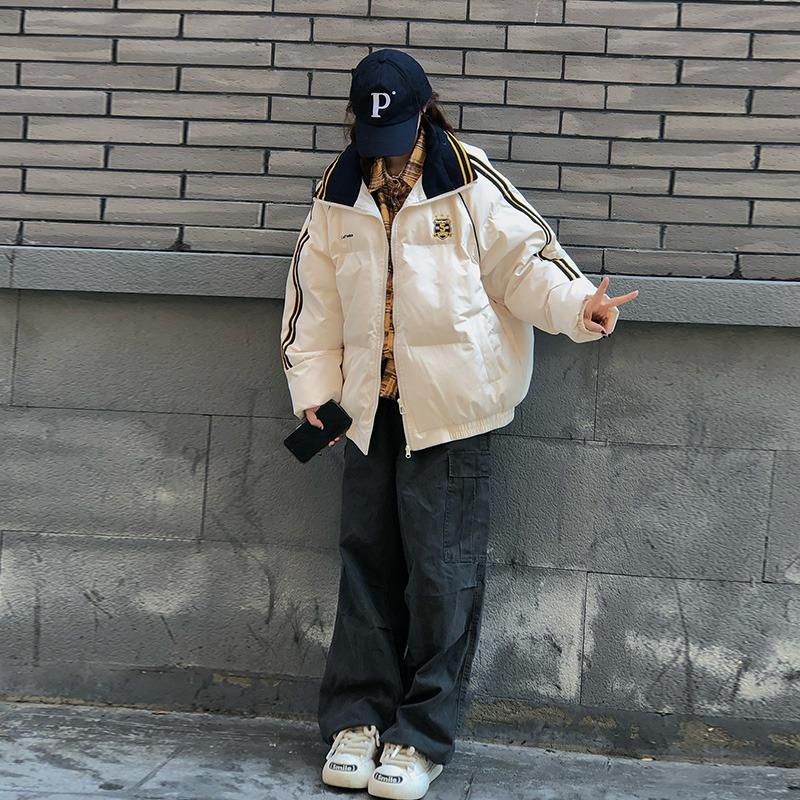 Retro Cotton Jacket for Women, New Winter Cotton Jacket, Down Jacket, Student Jacket, Couple Style