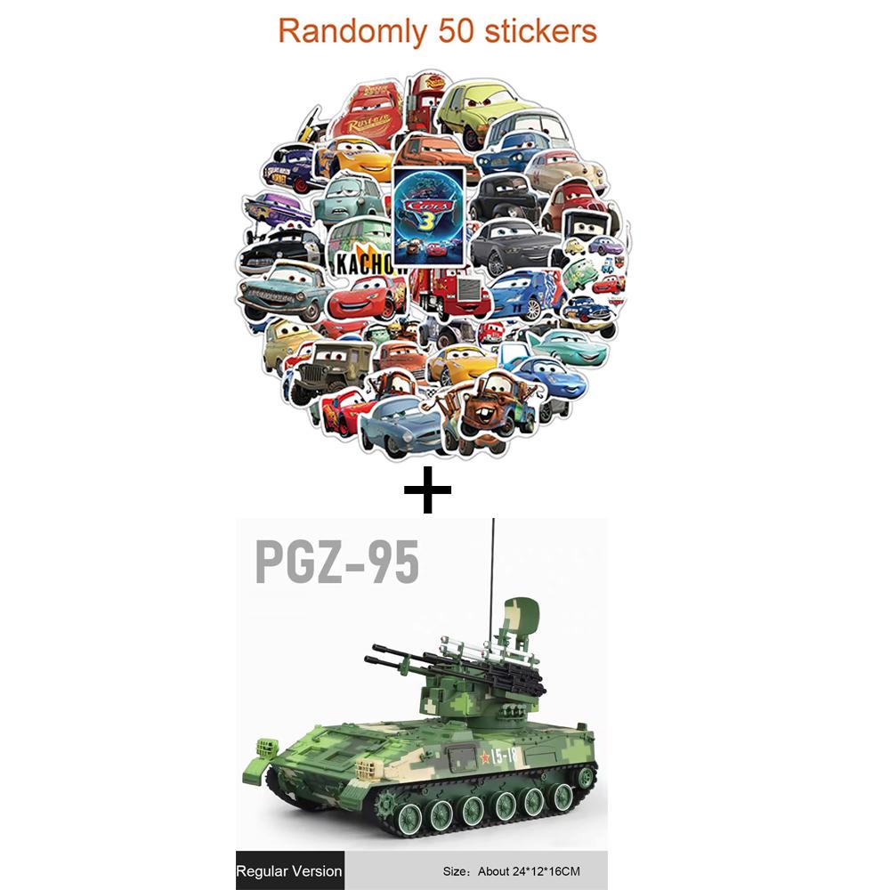 1:28 Alloy Diecast PGZ-95 Tanks Cars Toys Models Wheels Rotate Miniature Vehicles Tailgate Can Opened Tank for Child Adult Gifts