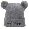 Gorro Liso para Bebé Lindo Gorro de Punto con Orejeras para Niños Gorros de Ganchillo para Niños Gorro de Invierno para Niños