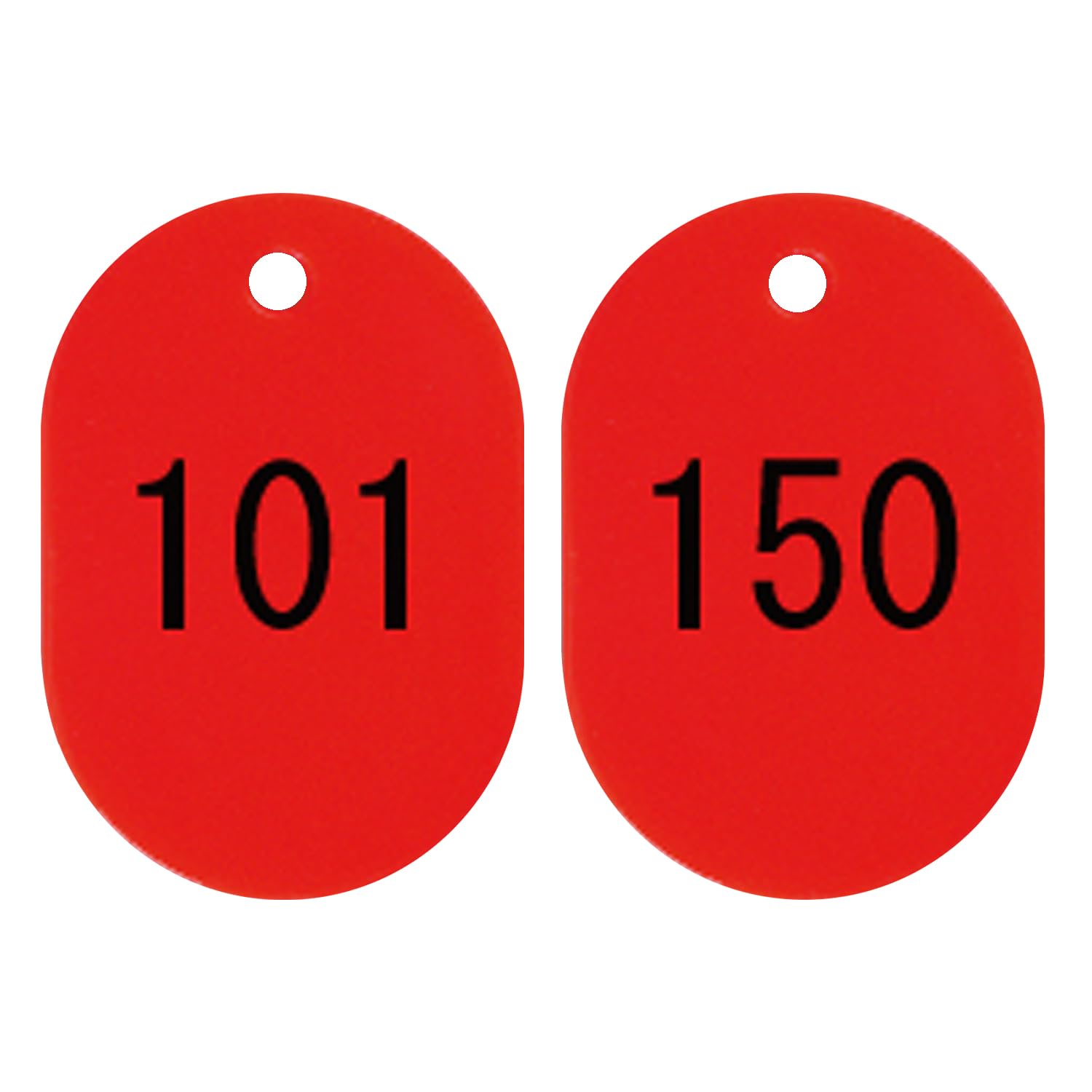 

Nishikei Numbered 50 Tags, pieces, Large, 101-150, Red, BN-L101R