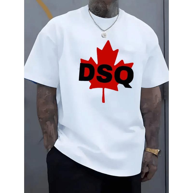 European sizes Men'S Tee Stylish Tops, Comfortable Round Neck, Short Sleeves for Summer, Casual T-Shirt for Men Fashionable shirt