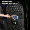 PU Leather Car Anti-Kick Mats Scratch Wear Resistant For Volvo Xc60 Xc90 V40 V60 S60 V50 V90 S80 C40 XC40 V70 XC70 C30 C70 T5 T6