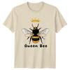 Queen Bee TShirt Nature Lover Bee Keeper Honeycomb Apiary Gift