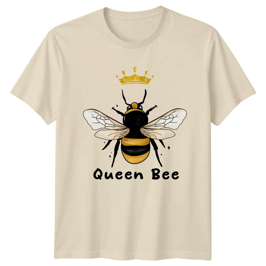 Queen Bee TShirt Nature Lover Bee Keeper Honeycomb Apiary Gift
