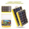 Fishing Tackle Box Portable Storage Trays Lure Organizers Storage Box Baits Separator Organizers with Removable Divider