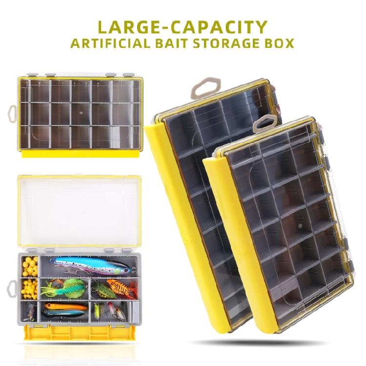 Fishing Tackle Box Portable Storage Trays Lure Organizers Storage Box Baits Separator Organizers with Removable Divider