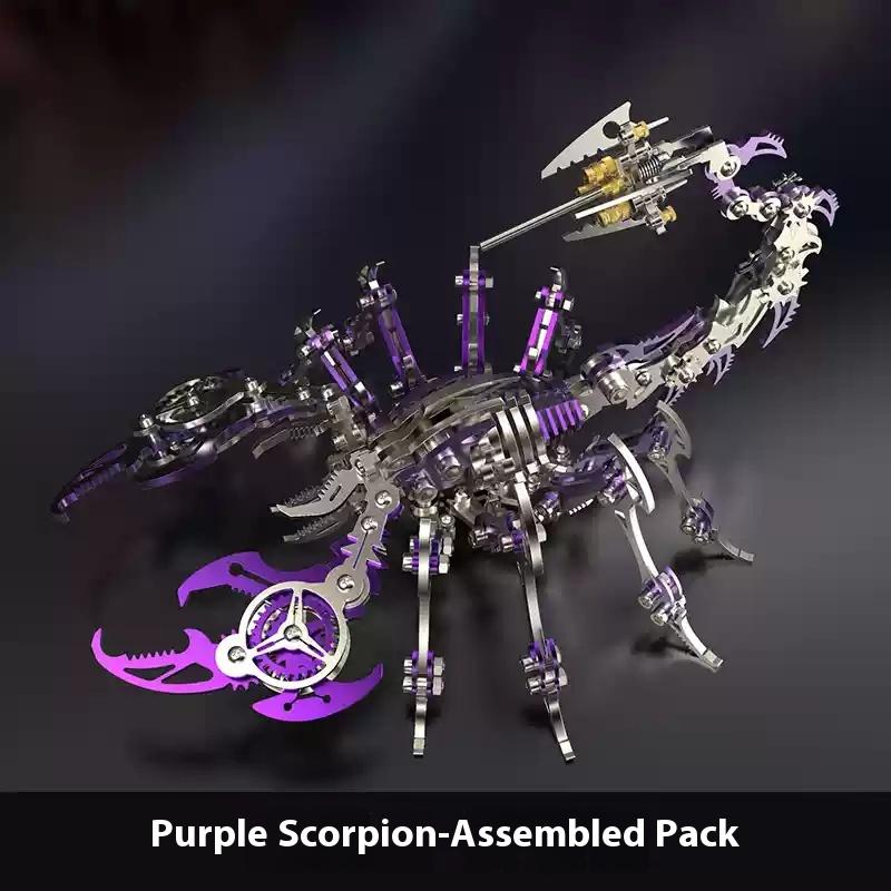 Limited Edition Scorpion King Diy Handmade Metal 3d Metal Animal Puzzle Assembly Model Puzzle Toy Boy Birthday Gift
