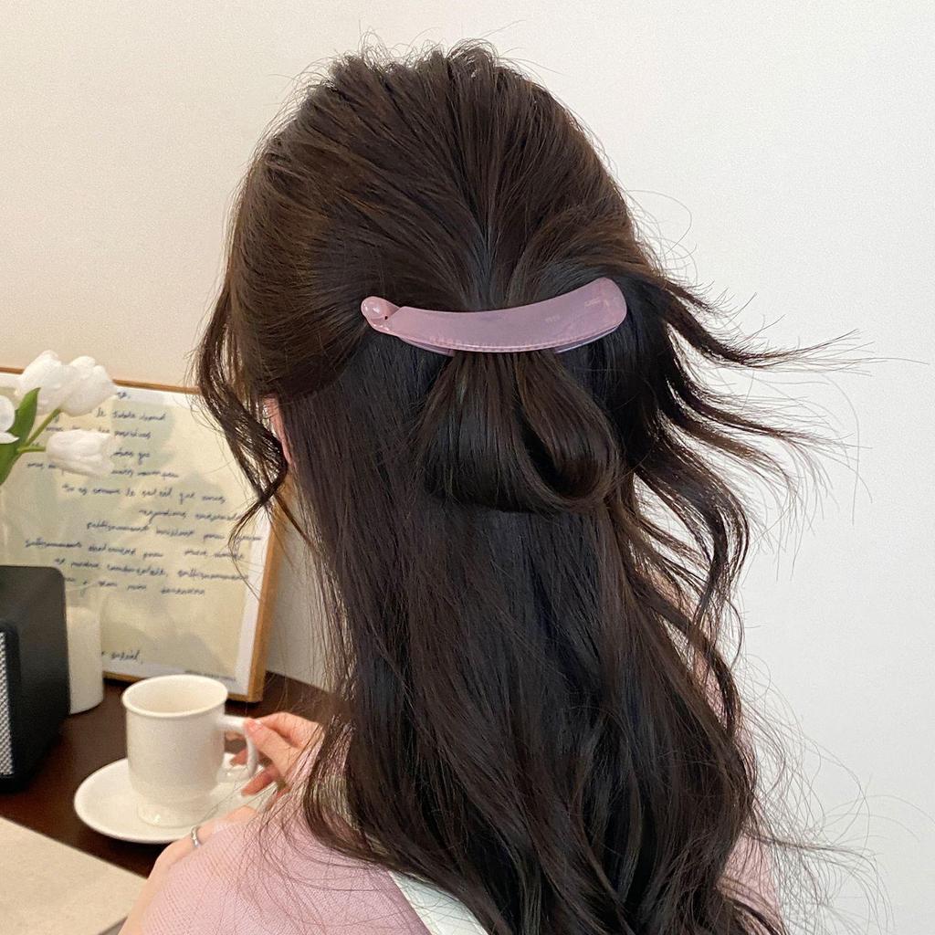 2025 New Style Large Vertical Banana Hair Clip for Thick Hair - High Ponytail Fixing Tool