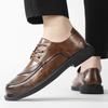 New Men's Business Shoes Genuine Leather Formal Skin Shoes Casual Men Sneakers Social Elegant Trend Flat Zapatos