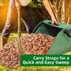 30 Gallon Leaf Collector, Leaf Bag Chute, Portable Pop Up Leaf Bags, Foldable Dustpan Leaf Pick Up Tools Leaf Loader, Reusable Yard Garden Bags for