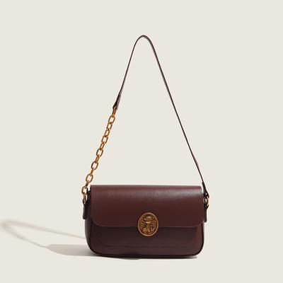 Small Bag French Retro Light Luxury Small Square Bag for Women's Popular Versatile Chain Underarm Single Shoulder Crossbody Bag